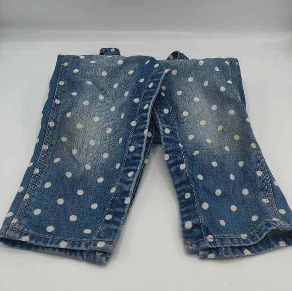 OshKosh B'gosh Toddler Girls Denim Overalls 18mo - Picture 4 of 8